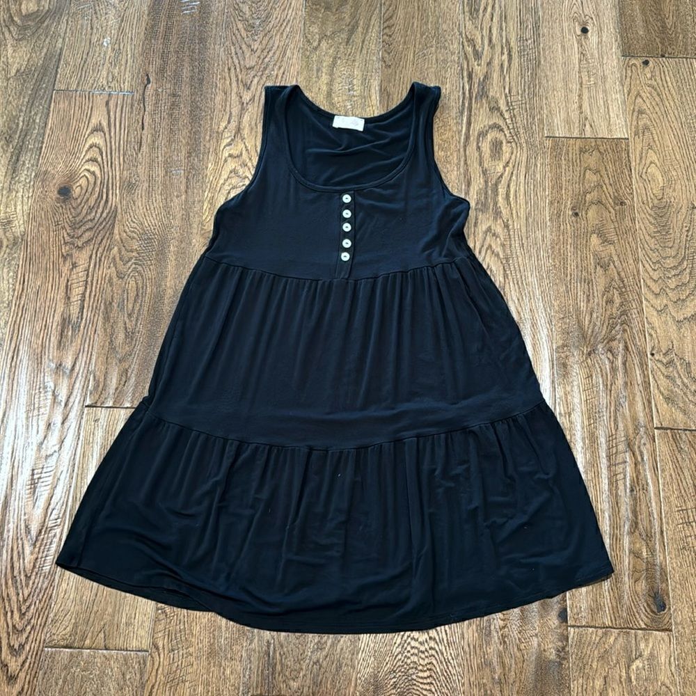 Pink Lily Black tank dress. Sz XS - Picture 1 of 3